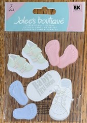 RARE! Jolees Baby’s 1st Steps Shoes Footprints Boy Or Girl Toddler Infant First