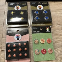 Imaginisce 4 packs Bejeweled (1) & Bumble Brads (1) & Jasmine Jewels (2)