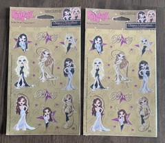 VTG Bratz Doll Stickers 2 Packs (4 sheets) American Greetings Stickety Doo Da
