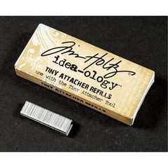 Tim Holtz Idea-ology Metal Tiny Attacher Refills, Box of 1550 Staples, .25 In…