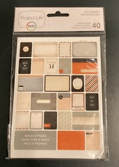 Project Life HALLOWEEN Themed Cards 40 Scrapbooking Journaling Becky Higgins