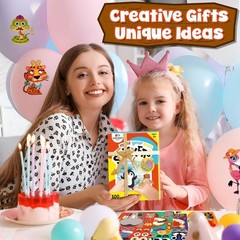 Cute Animal Stickers for Kids – 100 Reusable Sheets