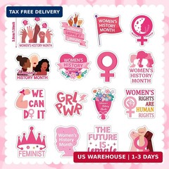 BeYumi Women’s History Month Sticker – 1000Pcs Women’s History Month Stickers in