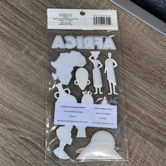 Stickers Recollections Africa Theme 13pc Foam Dimensional Scrapbook Crafting