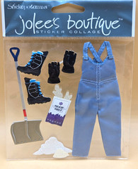 8pc Jolee’s SNOW STUFF 3D Winter Scrapbooking Stickers, SPJB041, BRAND NEW