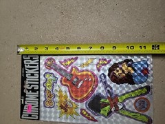 RARE Vintage 80’s Mark 1 Chrome Stickers Rock N Roll Superstar NEW