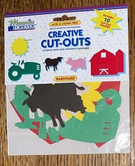 Memories Forever Creative Cut-Outs~ Barnyard ~ Farm Animals Barn Tractor Pig Cow