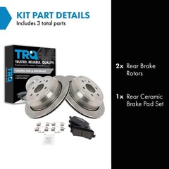 TRQ Brake Pad and Rotor Kit for 2015-2020 Chevrolet Colorado | for 2015-2020 …