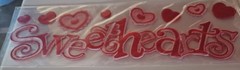 Sticko Sew Whats? Sweethearts Embroidered Stickers New in Package 9×3