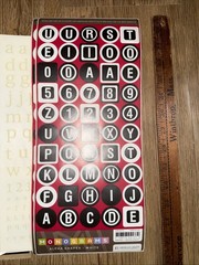 Huge Lot Scrapbooking Letters And Numbers Bo Bunny Me And My Big Ideas 80 Pages