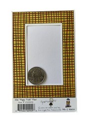 MINI HAPPY TRAILS PLAID Die-Cut “Frame Ups”FRAME(3.5”x4-3/4”)My Minds Eye•Travel
