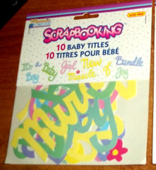2 PKG.MEMORIES FOREVER SCRAPBOOKING 10 BABY TITLES