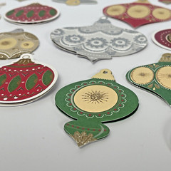Anna Griffin Embellishments Christmas Ornaments 20+ Some Are 3D Card Making