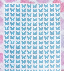 Glitter Butterfly Sticker Sheet! – Choose a Size – Cute & Sparkly!