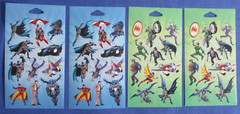 #35 NEW Lot-10 Boys Avengers Builder Pirate Batman Stickers Cardmaking Scrapbook