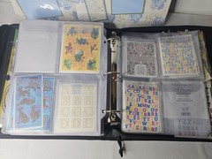 HUGE Creative Memories Binder, Sleeves, Stickers, & Paper Lot Binder #2