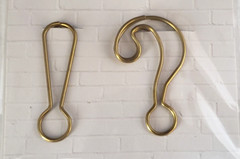 The Paper Studio FLEA MARKET FANCY Paperclips – GOLD PUNCTUATION – 6 pcs