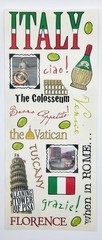 2005 Retired Me & My Big Ideas Italy Stickers 5.5×12 In. Florence Colosseum Pisa