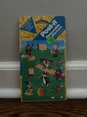 VTG 1993 Warner Looney Tunes Post It Removable Stickers Robin Hood
