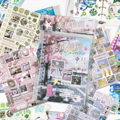 Japanese Sticker Book – 30 Sheet Sticker Book for Journaling & Scrapbooking |…