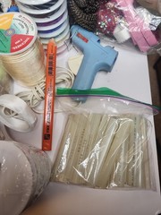 Huge Assorted Craft Sewing Lot Buttons Zippers Scissors Embellishments Supplies