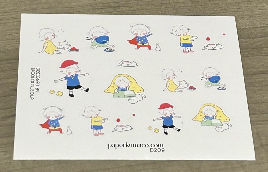 NEW Paper Kuma Co The Little Prince Sticker Sheet PaperKumaCo Stickers