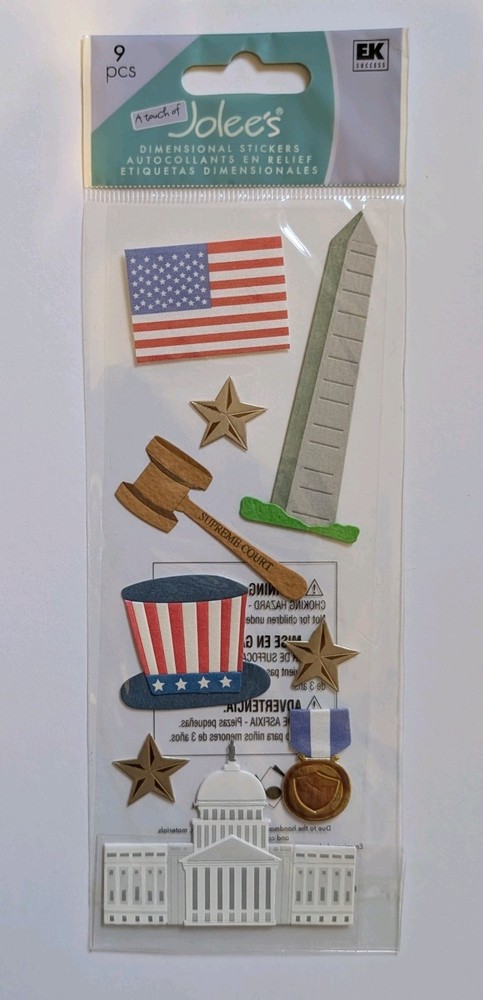Jolee’s Washington D.C. United States Travel Scrapbooking Stickers