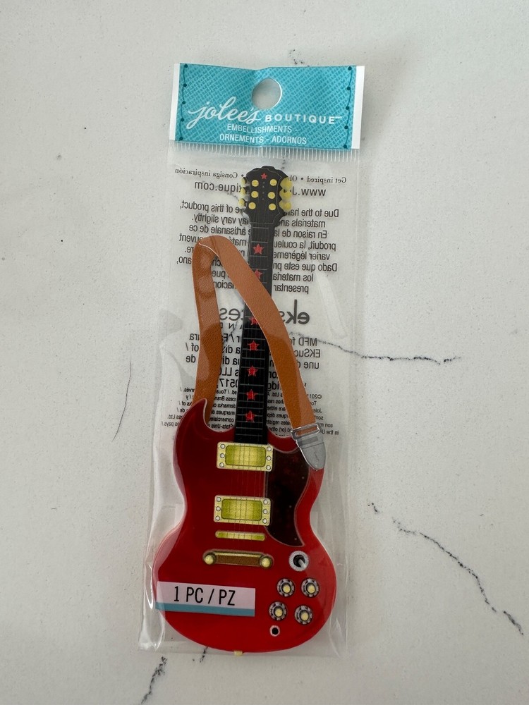 Jolee’s Boutique Embellishments Rock Guitar Electric Garage Band