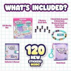 Sticki Rolls Sticki Book Wearable Sticker Bracelet & Collection Book Series 2