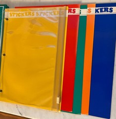 Vintage 80s Sticker Album Plus Pages Applause Puffy Never Used