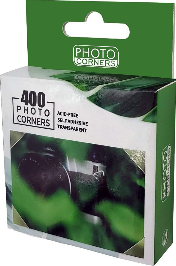400 Pcs Photo Corners Self-Adhesive Picture Mounting Corner Stickers Clear New