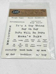 All My Memories Sticky Little Words Set Of 2, Boy Oh Boy and My Family Tree