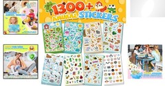 Delightful Animal Sticker Collection – 1300+ Safe, Non-Toxic, and Colorful Fun