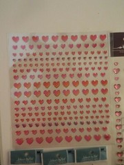 10 NEW-lot-SCRAPBOOKING STICKERS-STICKO-SHIMMERING HEARTS-JOLEES CHOCOLATE BARS*