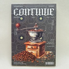 Coffee Stickers 10 Sheets Junk Journal Collage Scrapbooking