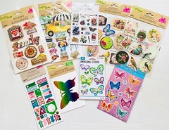399+ Sticker Collection Vinyl Foil Embossed Puffy Magic On Craft Pop Up Glitter