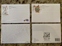 suzys zoo assortments of cards, stick’em, magnets, phone books, note pads, etc.