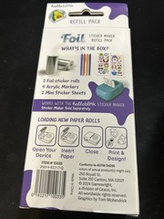 Hello Blink 80 Count Art and Design Maker Foil Sticker Maker Refill Pack 7A
