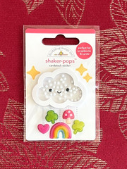 NEW – LUCKY CHARMS CLOUD RAINBOW DOODLEBUG SHAKER-POPS 3D STICKERS