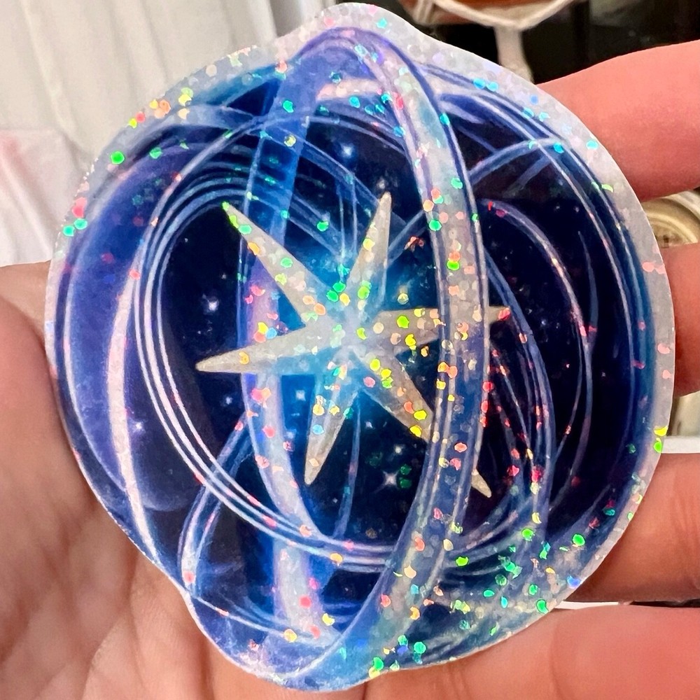 Katseye Cat Eye Holographic Sticker kPop Prism Glitter Decal memorabilia