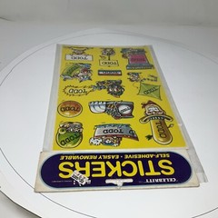 TODD – Vintage 80s Celebrity Stickers Self-Adhesive/Removable by Mark I