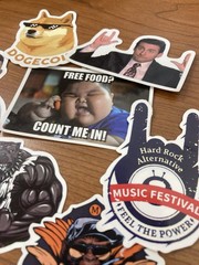 Lot of 21 ea Funny Joke Meme STICKERS – Random Memes Comedy Pop Culture Food Etc