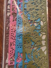 Anna Griffin Fall Border Embellishments 4 Piece 12”