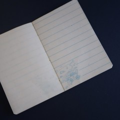 Vtg 80s Mini Notebook School Pocketbook Memo Paper Stationery- Patty Jimmy Twins