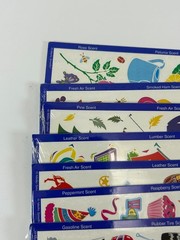 10 Scratch ‘N Smell Sniff Sticker Sheets Mello Smello Food Camping Farm Beach