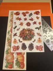Scrapbooking Halloween Fall Mixed Lot