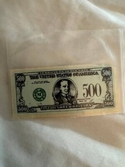 Vintage 1980’s Sticker Mania The United State of America 500 Dollars Sticker