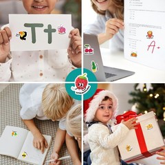 800pcs Fun Reward Stickers for Kids – Classroom Teacher Grading Prize Set
