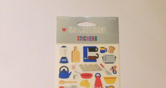 Mrs. Grossman’s Sticker Lot of 3 Sheets New Package ~Cooking Equipment Kitchen~