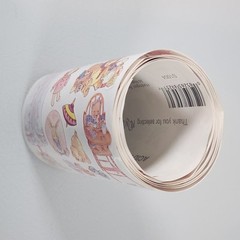 Vintage NRN Designs Baby Girl Toy Sticker Roll Lot of 11 Sheets